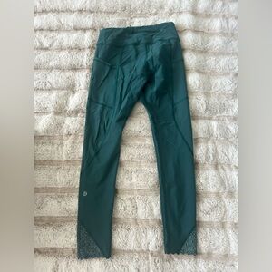 Lulu lemon green cropped legging